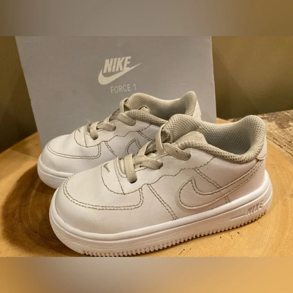 Nike‎ Air Force 1 Sneaker white toddler 8c Low Top kids toddler No Box